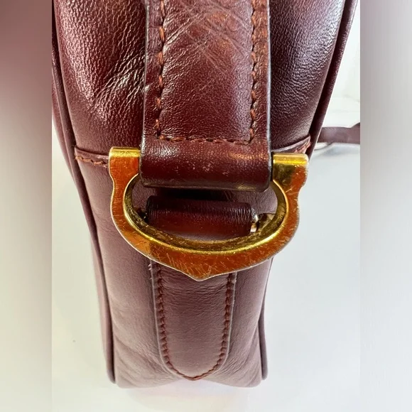 Cartier must de Paris Leather Bordeaux Crossbody